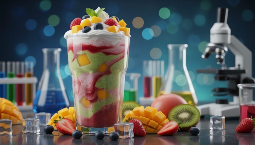 active ton laboratoire et découvre la recette ultime pour créer un milkshake explosif de vitamines, délicieux et énergisant.