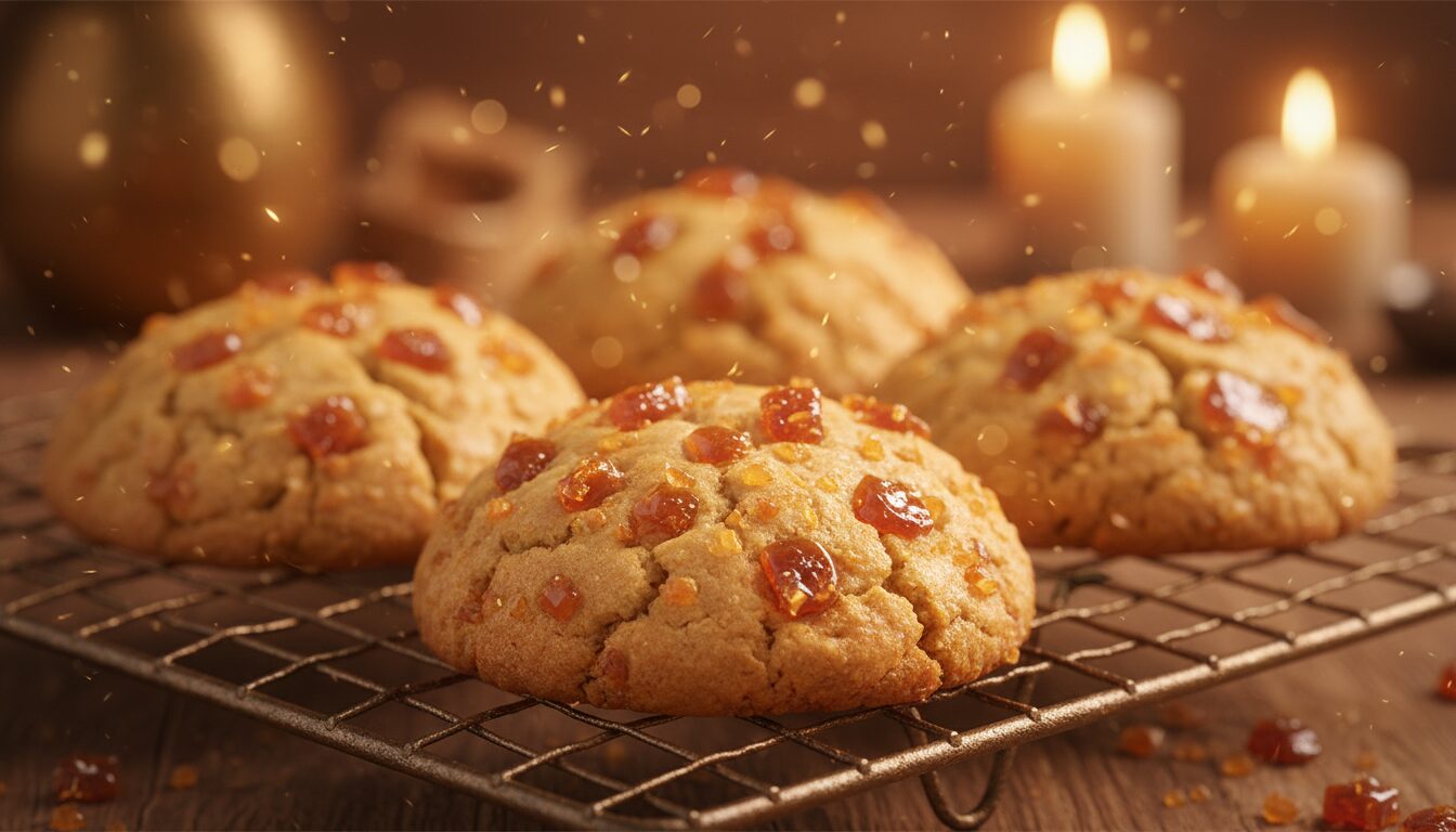découvrez nos biscuits ensorcelés aux éclats de caramel croustillant, une gourmandise irrésistible alliant douceur et croquant pour un plaisir magique à chaque bouchée.