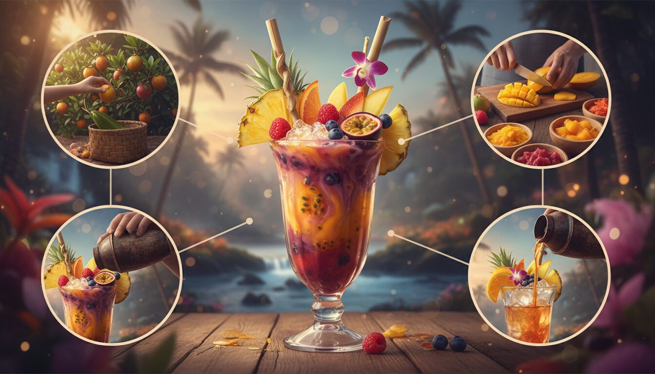 découvrez la boisson fruitée d’île perdue, idéale pour les jeunes aventuriers gourmands en quête de saveurs exotiques et d’aventures rafraîchissantes.