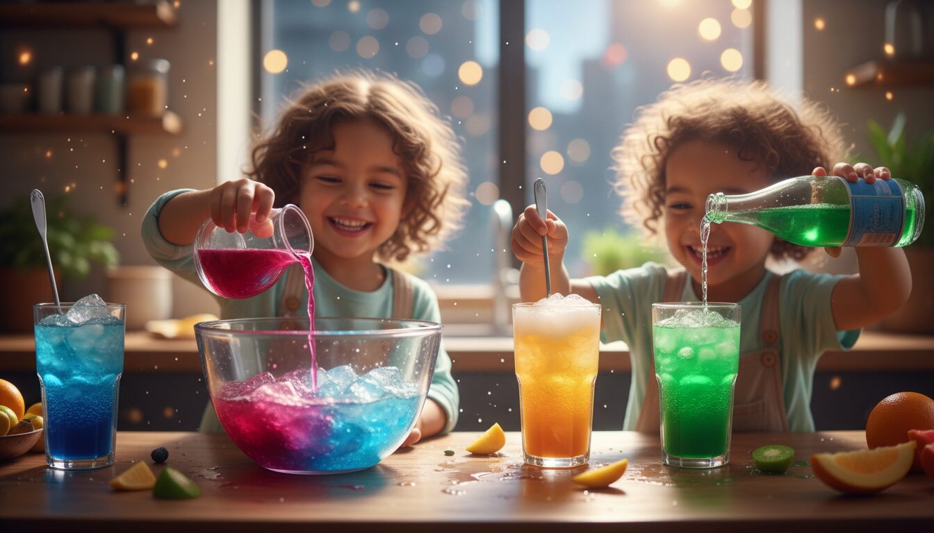 découvrez la boisson galactique idéale pour les petits astronautes en pleine exploration, une aventure gustative qui émerveillera les petits explorateurs de l'espace.