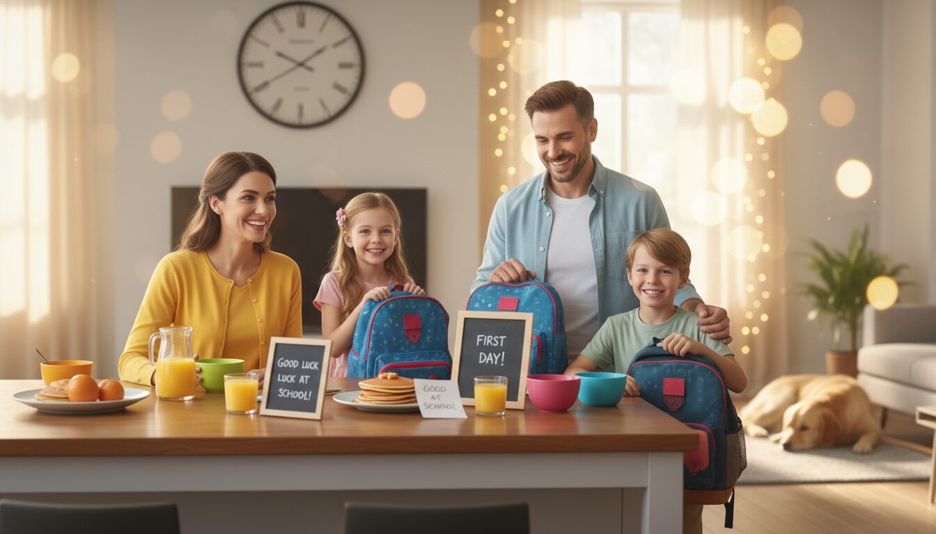 découvrez nos conseils pour une première rentrée en famille sans stress, pleine de joie et de sérénité.
