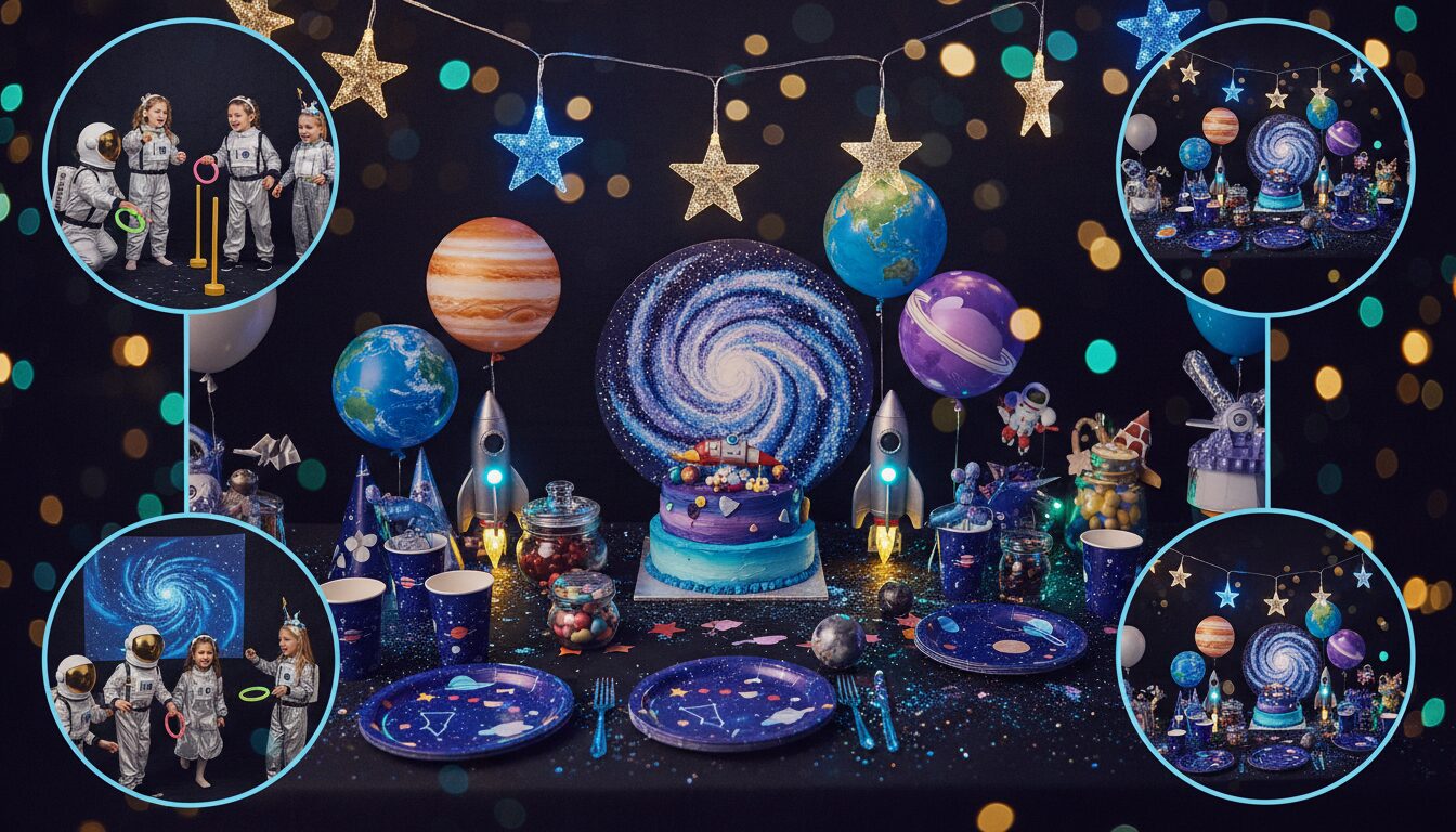 découvrez notre menu d’anniversaire clé en main sur le thème de l’exploration interstellaire, spécialement conçu pour les enfants de 10 à 12 ans. un événement prêt à l’emploi pour une fête spatiale inoubliable !