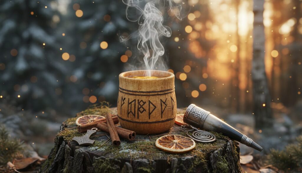 découvrez la boisson d’odin, une potion chaude et revigorante conçue pour réchauffer les jeunes courageux lors de leurs aventures.