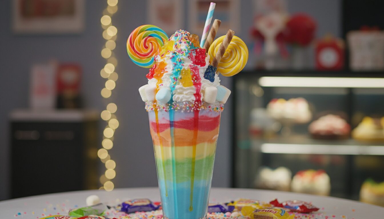 découvrez comment booster vos pouvoirs grâce à un milkshake arc-en-ciel délicieux et coloré, parfait pour allier plaisir et énergie.