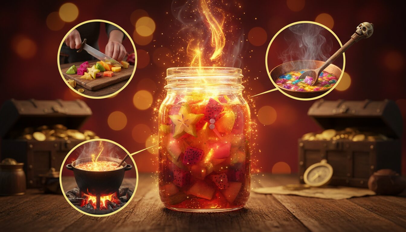 découvrez la compote potion d’énergie des flibustiers, une délicieuse source naturelle de vitalité pour bien commencer la journée ou reprendre des forces à tout moment.