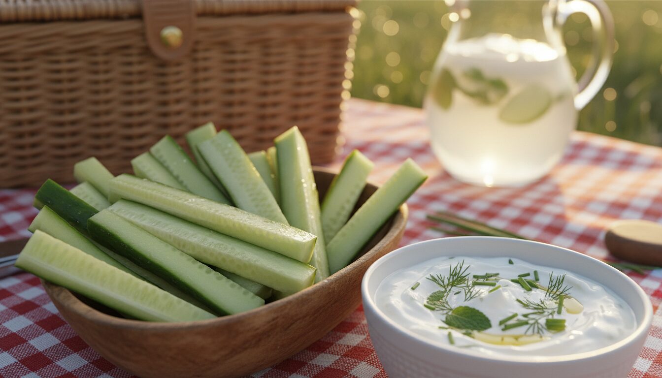 découvrez une recette simple et rapide de concombre croquant au yaourt, parfaite pour une entrée fraîche et légère.