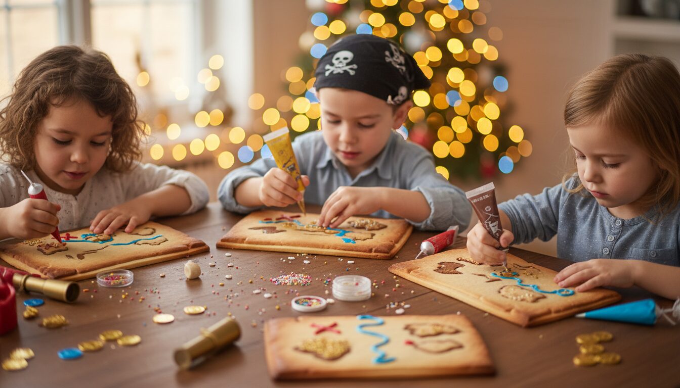 découvrez nos cookies cartes au trésor, parfaits pour les explorateurs en herbe qui aiment l'aventure et les surprises gourmandes.