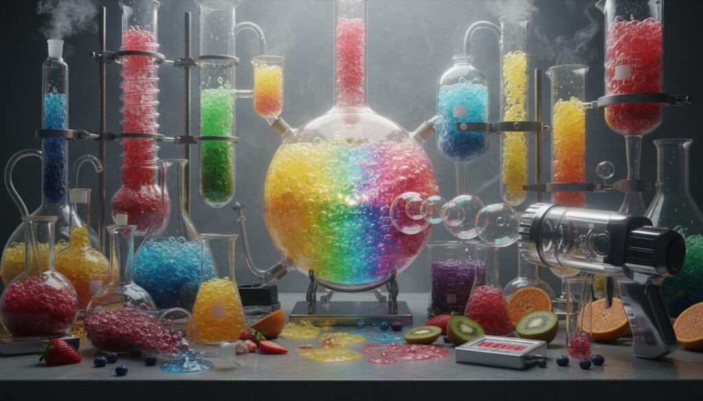 découvrez la création innovante du nectar fruité grâce au pistolet à bulles, une expérience unique alliant saveurs et originalité.