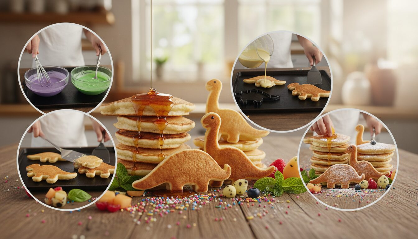 découvrez nos crêpes dino festives, parfaites pour une matinée d’exploration gourmande et amusante en famille.