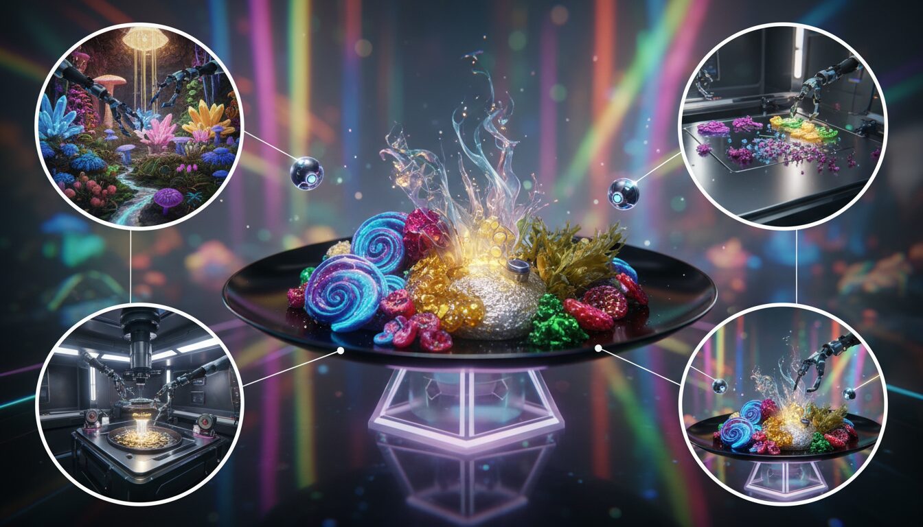 découvrez comment préparer un snack éclair innovant au goût unique inspiré de planètes lointaines grâce à la cuisine robotique.