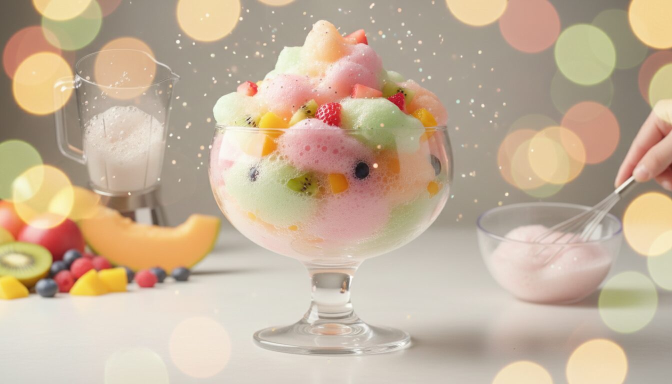 découvrez comment créer une mousse de fruits pétillante et amusante dans votre laboratoire culinaire. une expérience fun et rafraîchissante à ne pas manquer !