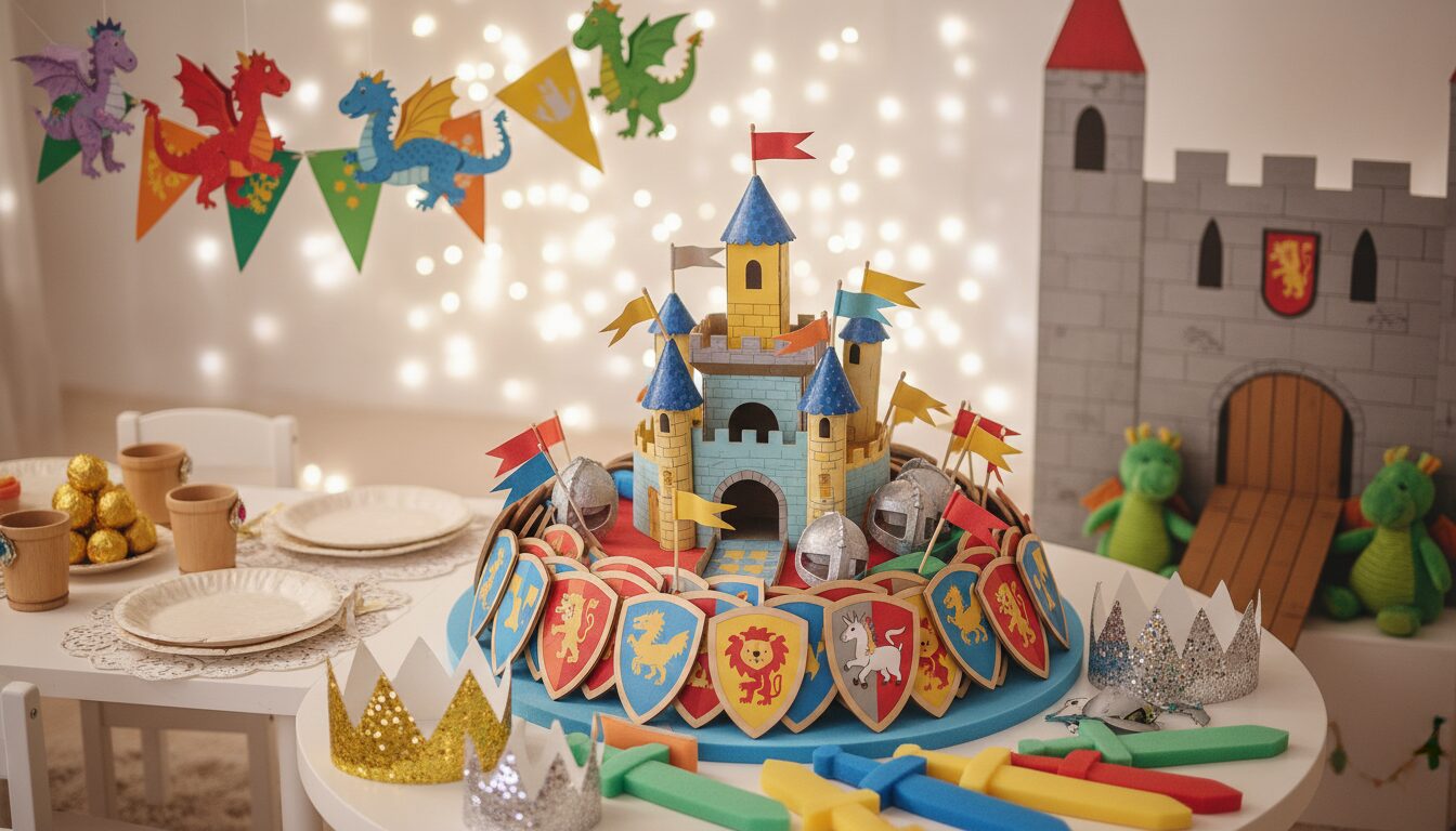 découvrez des décorations originales et ludiques pour une fête chevaliers spécialement conçue pour les enfants. créez une ambiance magique et adaptée aux plus petits pour une célébration inoubliable.