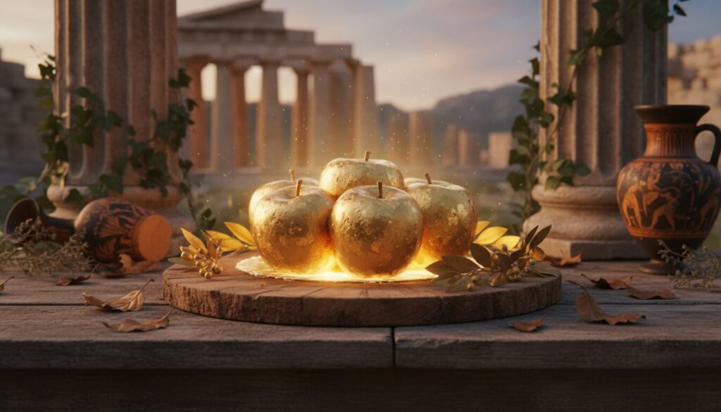 découvrez la recette du gâteau aux pommes d’or d’héra, un dessert délicieux et élégant pour un festin royal inoubliable.