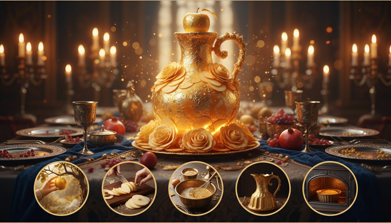 découvrez la recette du gâteau aux pommes d’or d’héra, un dessert raffiné pour un festin royal et gourmand.
