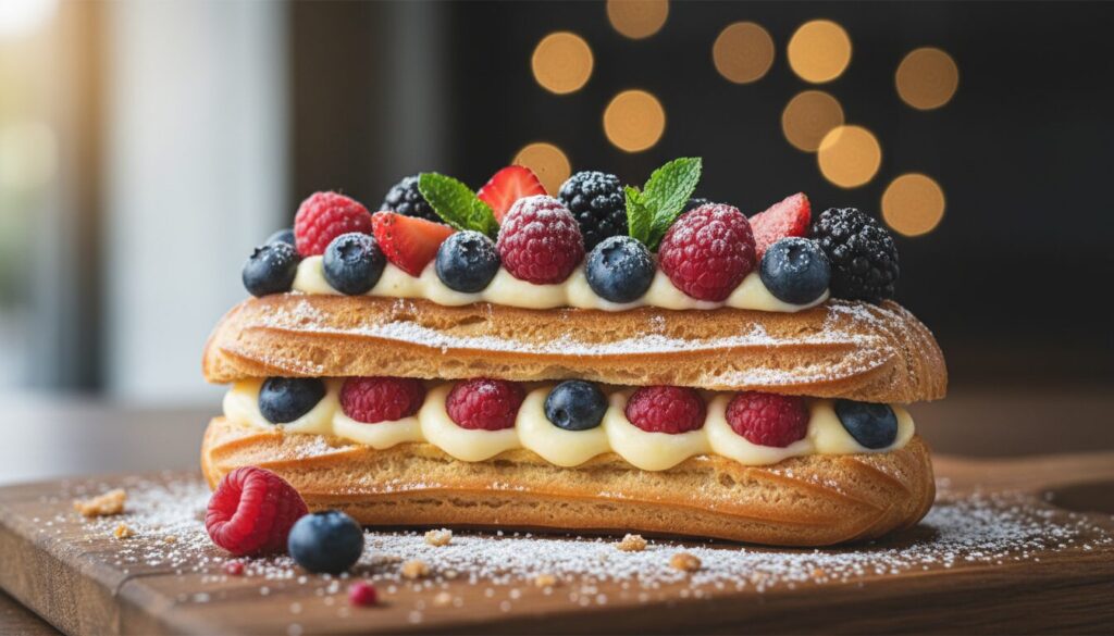 découvrez notre goûter éclair aux fruits du pouvoir, une pause saine et gourmande riche en saveurs et en énergie pour revitaliser votre journée.