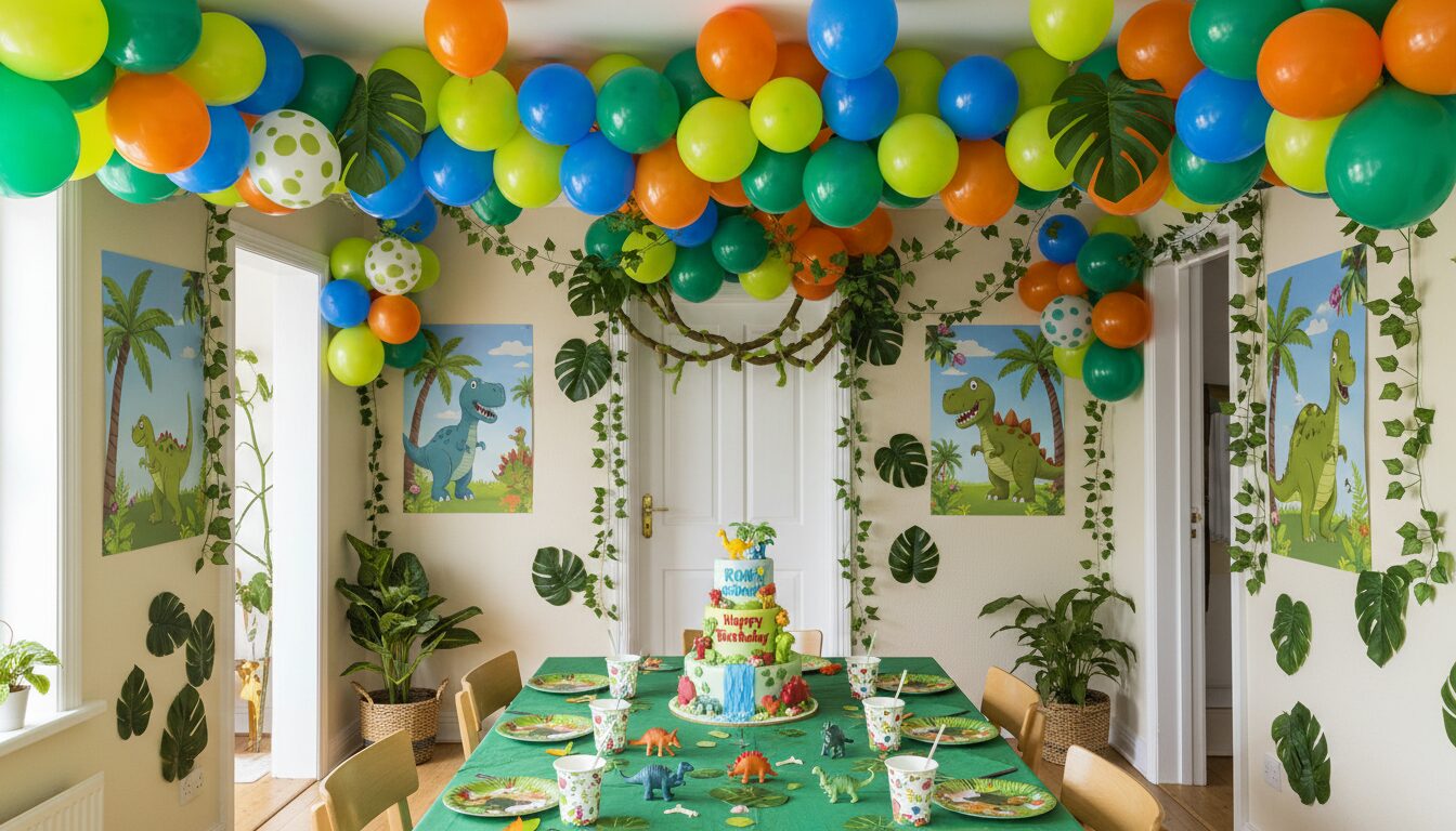 découvrez des idées de décorations jungle et dinos à petit prix pour créer une ambiance ludique et originale sans se ruiner.