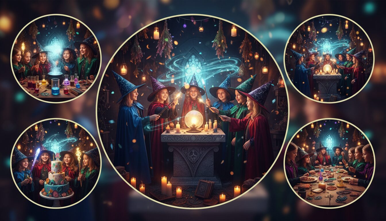 découvrez notre menu d'anniversaire clé en main 'la cérémonie des mages', spécialement conçu pour les enfants de 10 à 12 ans, pour une fête magique et inoubliable.