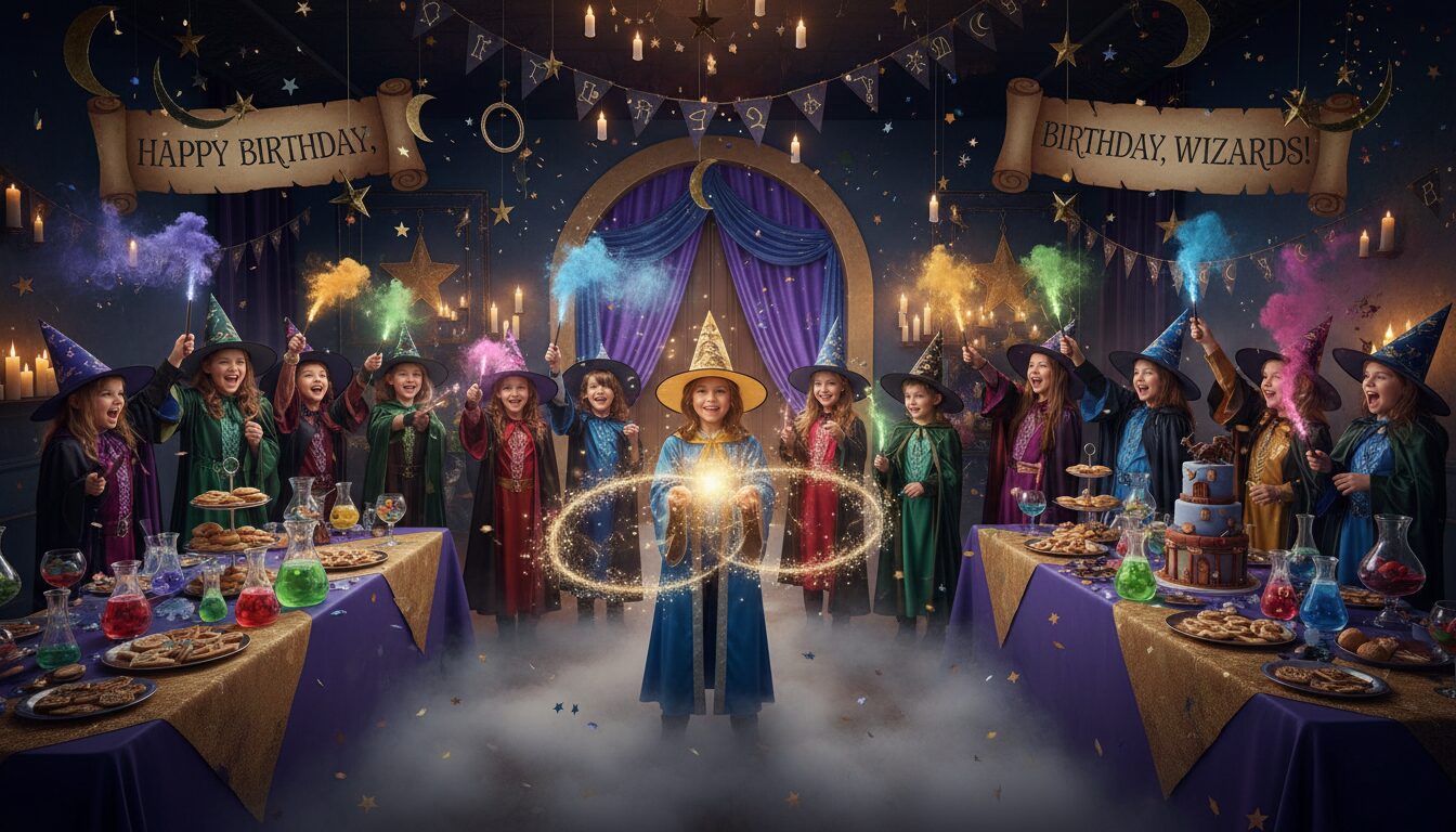 découvrez notre menu d’anniversaire clé en main la cérémonie des mages, parfait pour les enfants de 10 à 12 ans. une fête magique et gourmande prête à organiser pour un anniversaire inoubliable.