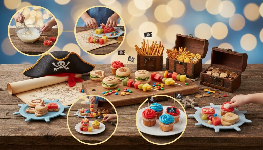 découvrez une collation express et facile à préparer pour les enfants de 10 à 12 ans, sur le thème des pirates, idéale pour un goûter amusant et plein d'aventures.