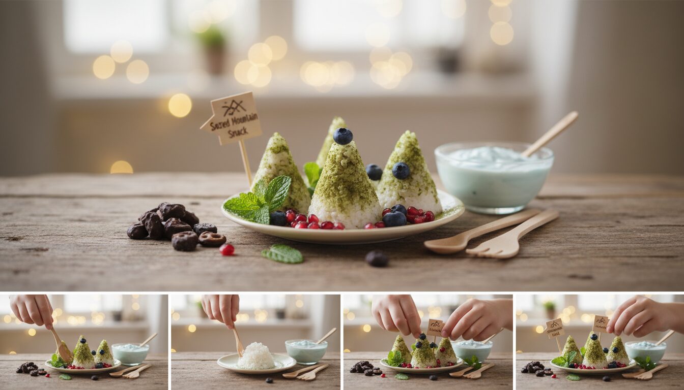 découvrez la collation du mont sacré, un goûter à thème express et facile spécialement conçu pour les enfants de 10 à 12 ans, alliant plaisir et simplicité.