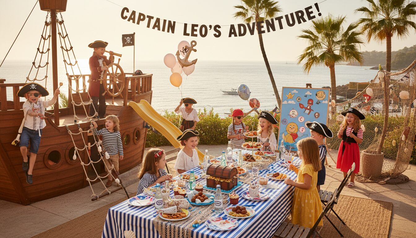 découvrez le menu d'anniversaire clé en main 'la grande expédition du capitaine', spécialement conçu pour les enfants de 10 à 12 ans. une aventure gourmande facile à organiser pour une fête inoubliable !