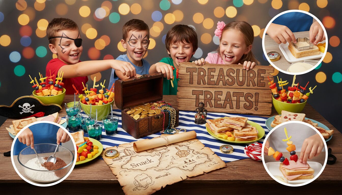 découvrez une pause chasse au trésor ludique avec un goûter à thème express et facile, idéal pour les enfants de 7 à 9 ans.