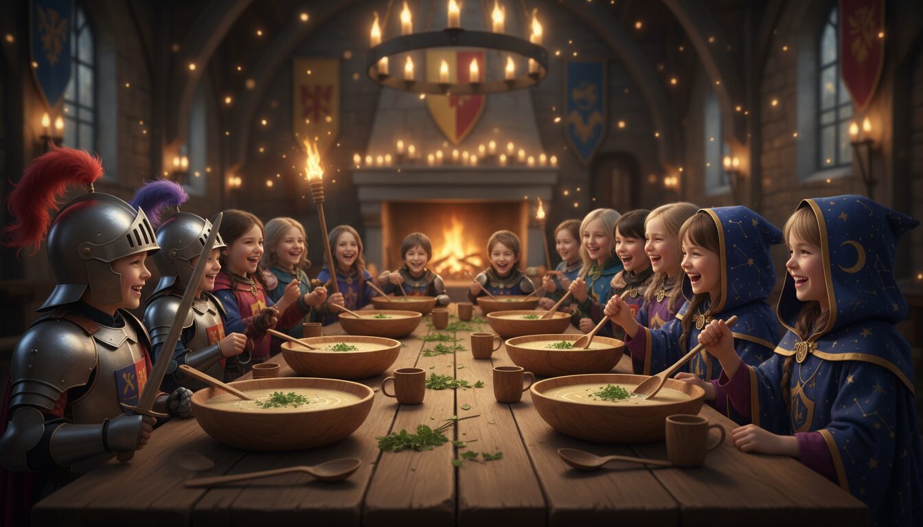 découvrez la recette authentique de la soupe royale des gardiens des remparts, un plat riche en saveurs et en histoire, parfait pour réchauffer vos journées.