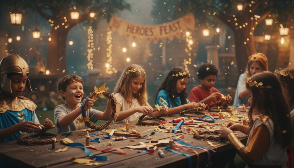 découvrez notre menu d’anniversaire clé en main « le banquet mythique du mont sacré », spécialement conçu pour les enfants de 10 à 12 ans. une fête inoubliable mêlant aventures et délices culinaires !