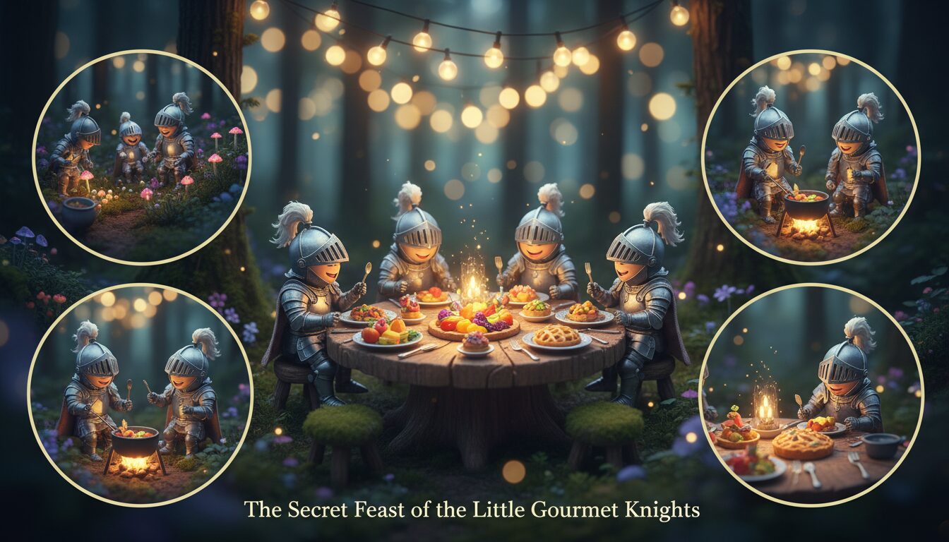 découvrez l'univers magique du banquet secret des petits chevaliers gourmets, une aventure culinaire pleine de saveurs et de surprises pour les enfants passionnés de chevalerie et de bonne cuisine.