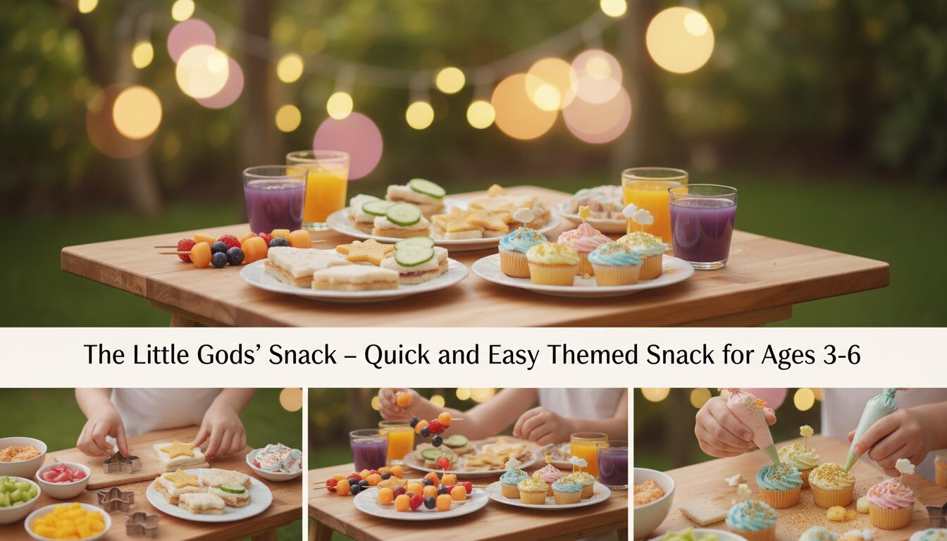 découvrez le goûter des petits dieux, un goûter à thème express et facile, spécialement conçu pour les enfants de 3 à 6 ans. idéal pour des moments gourmands et ludiques en toute simplicité.