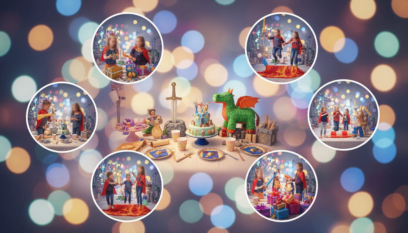 découvrez l’épreuve des héros légendaires, un menu d’anniversaire clé en main spécialement conçu pour les enfants de 7 à 9 ans. une aventure culinaire magique et ludique pour une fête inoubliable !