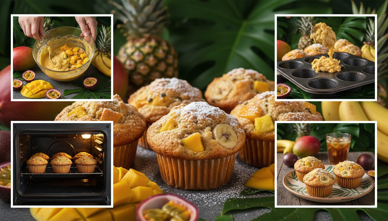 découvrez nos muffins aux fruits tropicaux du trésor de la jungle, une explosion de saveurs exotiques et gourmandes pour un voyage culinaire unique.