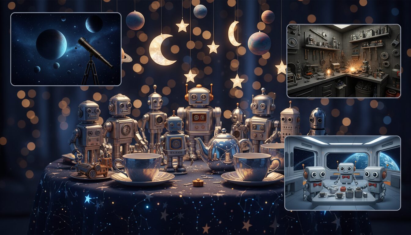 découvrez comment organiser un goûter à thème unique en créant une atmosphère spatiale avec des robots, pour une fête ludique et originale qui émerveillera petits et grands.
