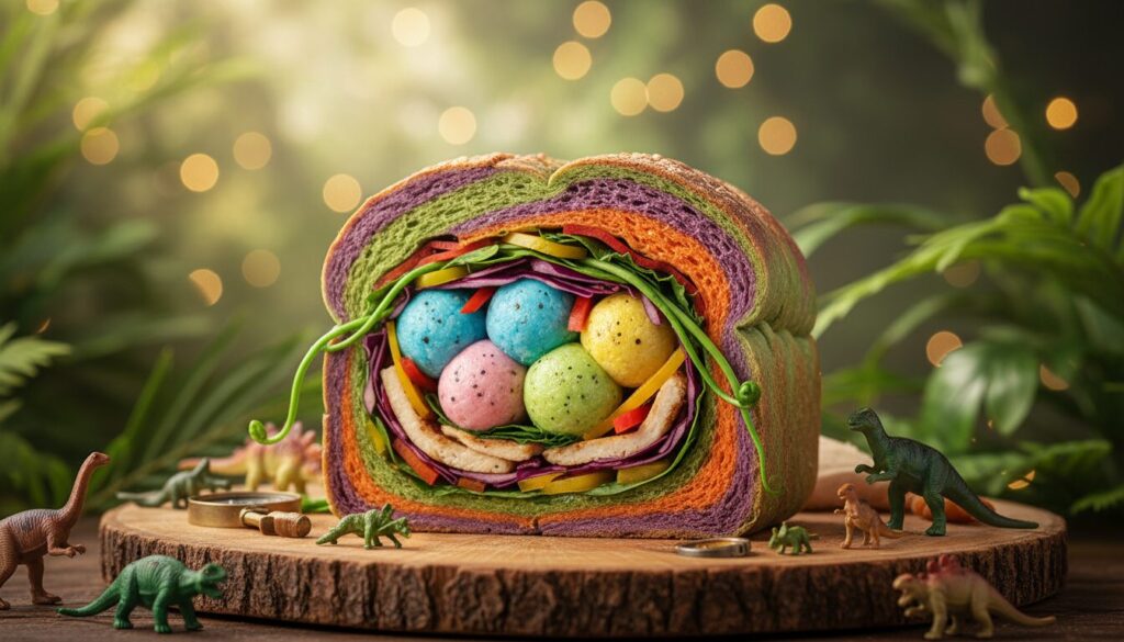 découvrez notre pain surprise inspiré du site de fouilles des dinosaures, une délicieuse surprise pour ravir petits et grands passionnés de préhistoire.