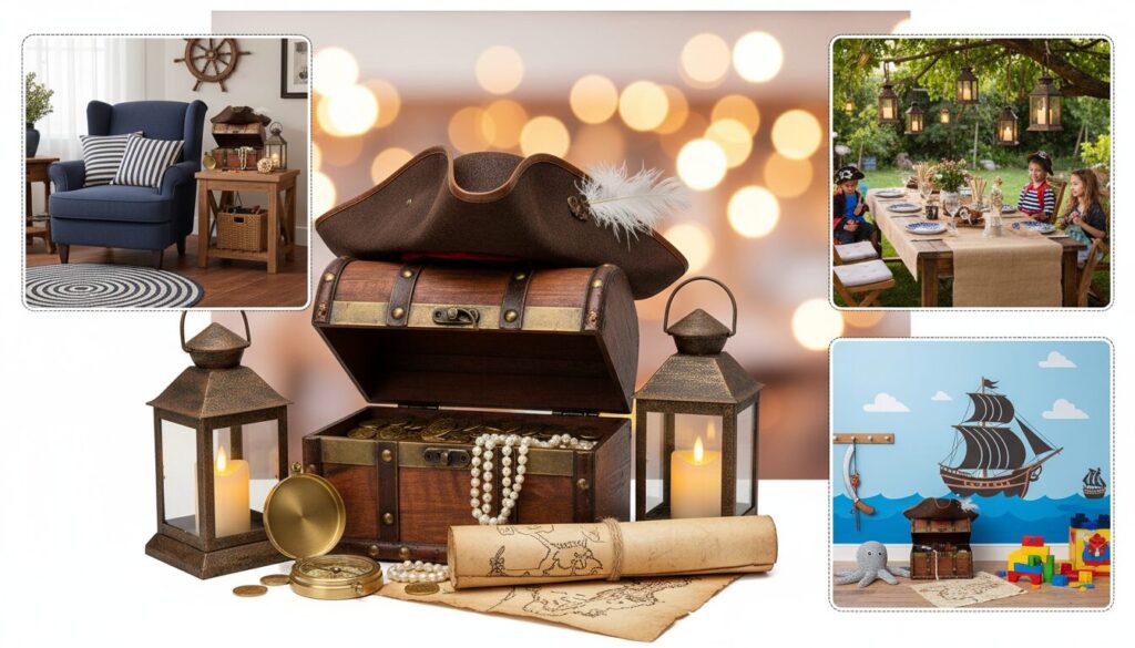 découvrez notre sélection d’objets indispensables pour une déco pirate sans stress, pour un intérieur original et facile à aménager.