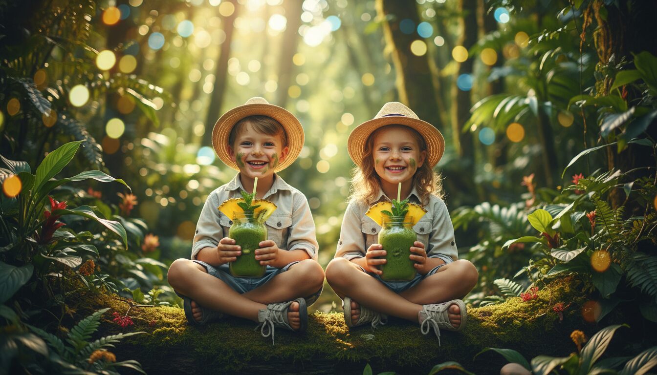 découvrez notre smoothie jungle, une boisson énergisante idéale pour vos expéditions en forêt, riche en vitamines et saveurs naturelles.