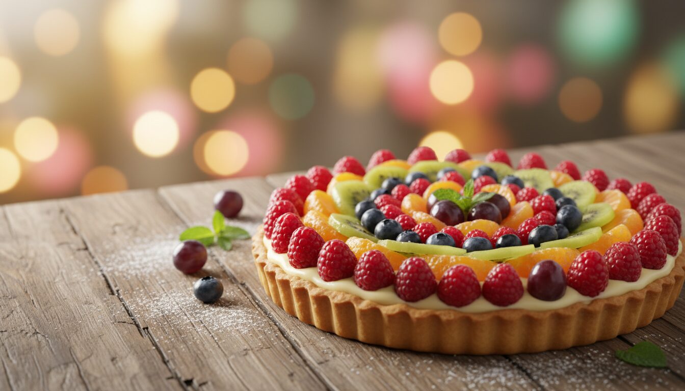 découvrez une délicieuse tarte aux fruits exotiques inspirée des saveurs uniques de la planète voisine, alliant fraîcheur et originalité pour éveiller vos papilles.