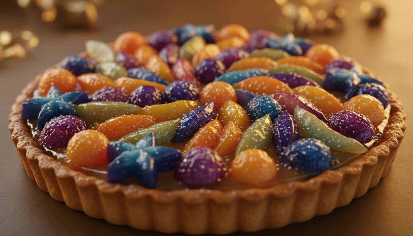 découvrez la délicieuse tarte aux fruits de la planète voisine, une recette exotique et gourmande pour surprendre vos papilles avec des saveurs uniques et venues d'ailleurs.