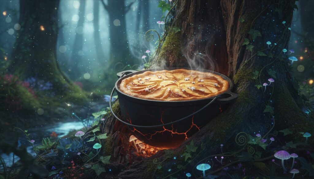 découvrez la recette envoûtante de la tarte aux pommes de la forêt magique des sorciers, un dessert délicieux alliant saveurs authentiques et magie gourmande.