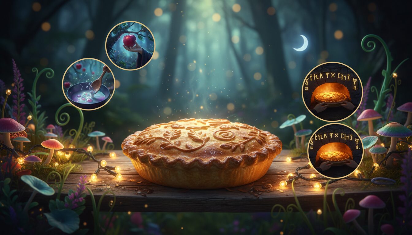 découvrez la recette enchantée de la tarte aux pommes de la forêt magique des sorciers, un délice sucré aux saveurs mystérieuses qui éveilleront vos papilles.