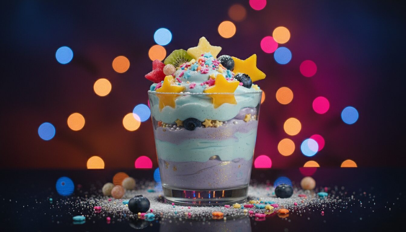 découvrez notre yaourt aux éclats d’astéroïdes, une expérience gustative unique qui allie douceur crémeuse et croquant cosmique pour un plaisir intergalactique.