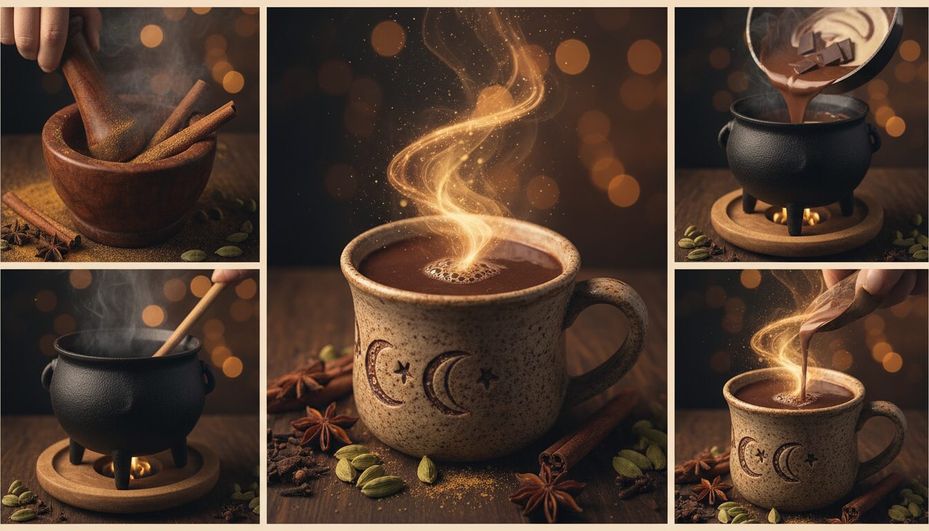 découvrez notre chocolat chaud sorcier aux épices mystérieuses, une boisson magique et réconfortante qui éveillera vos sens et réchauffera vos soirées.