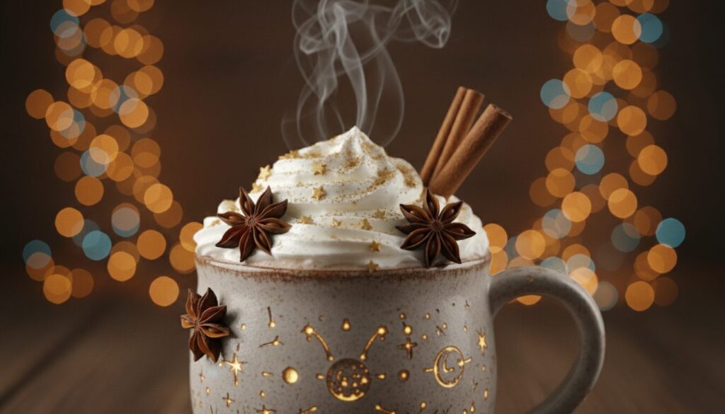 découvrez notre chocolat chaud sorcier aux épices mystérieuses, une boisson envoûtante qui réchauffe le cœur avec des saveurs magiques et inédites.