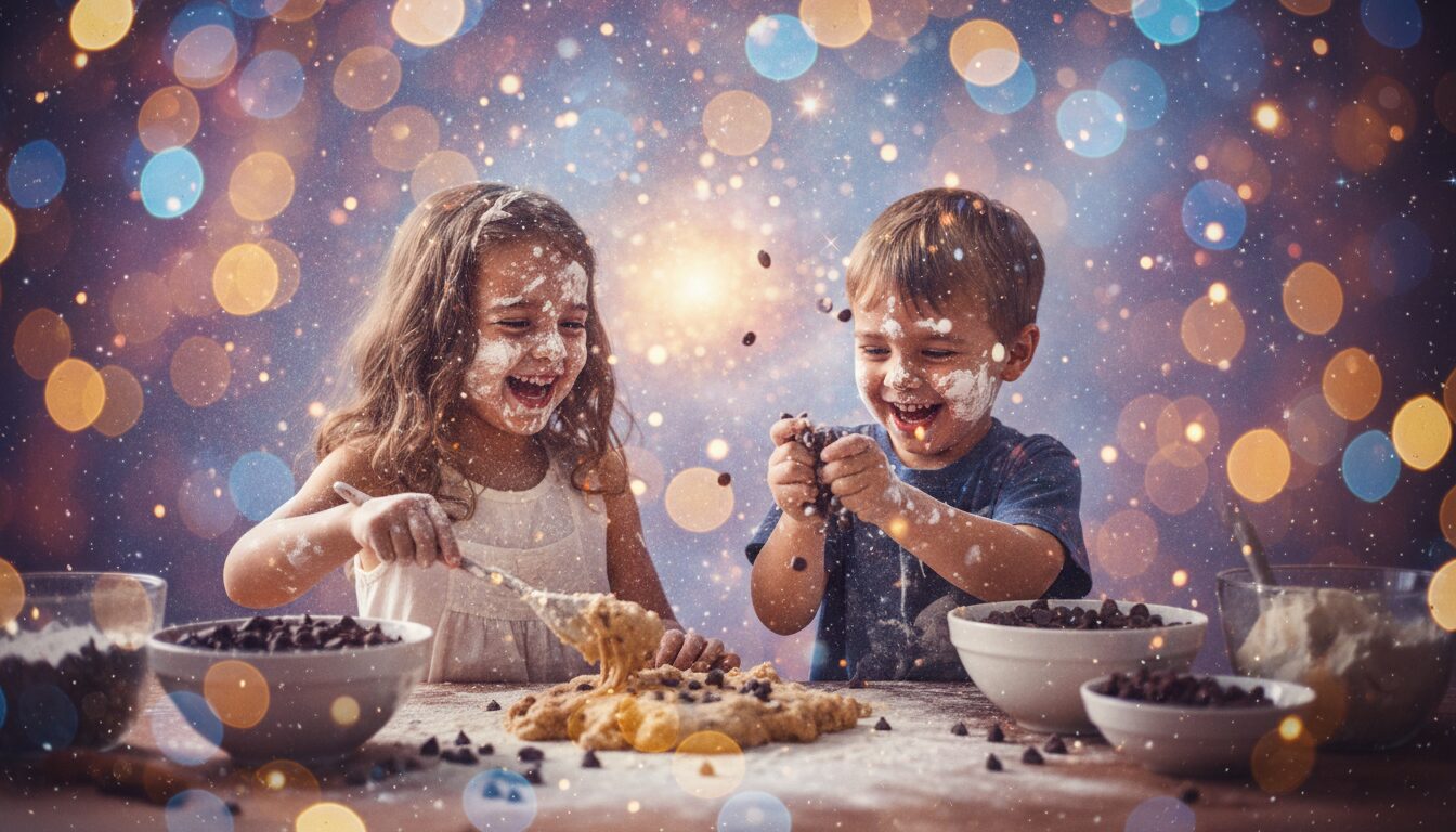 découvrez nos cookies trou noir, une gourmandise unique spécialement conçue pour les mini astronautes en quête d'aventures sucrées.