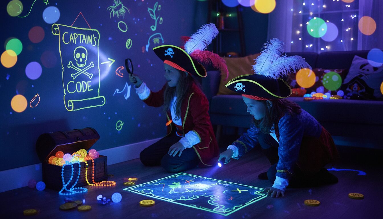 organisez un escape game maison sur le thème des pirates pour enfants de 7 à 9 ans, une aventure ludique et éducative pleine d'énigmes adaptées à leur âge.