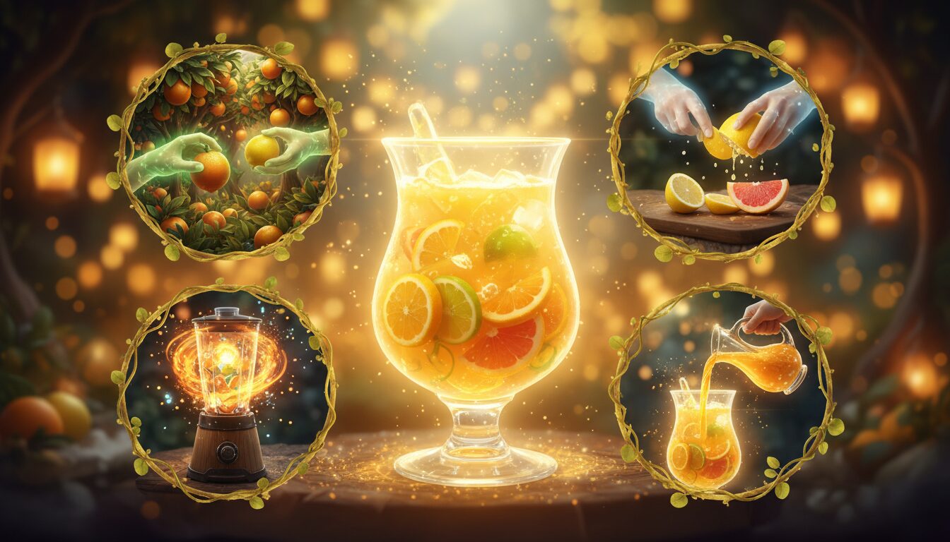 découvrez le jus vitalité des apprentis sorciers aux agrumes, une boisson énergisante et pleine de saveurs pour booster votre journée naturellement.