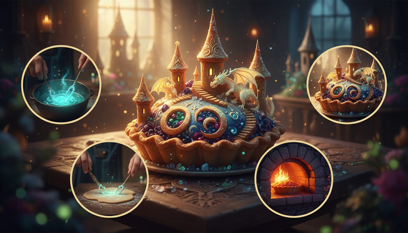 découvrez la délicieuse tarte des aventures au château enchanté, une gourmandise magique qui ravira petits et grands lors d'un voyage sucré inédit.