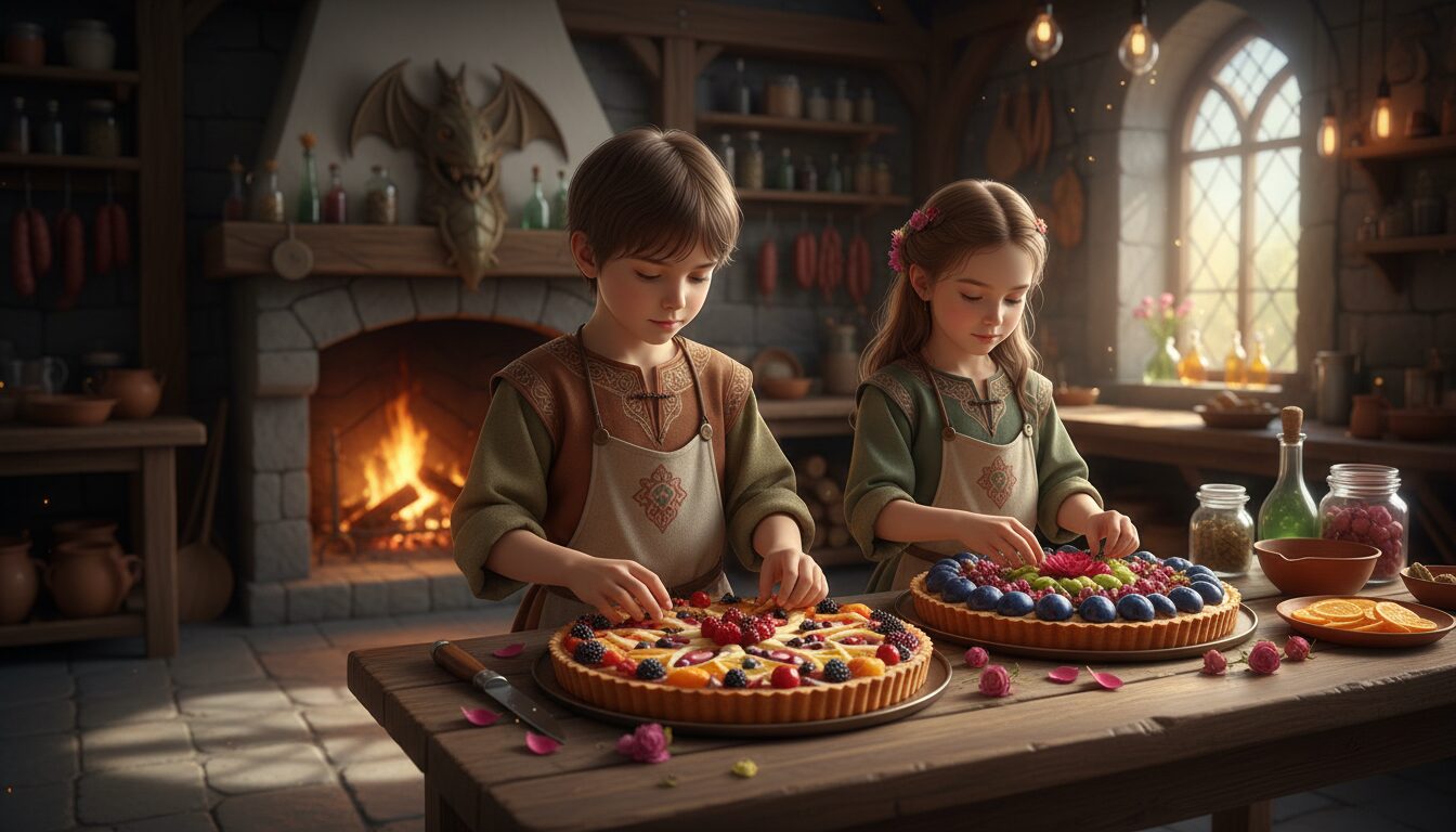 découvrez la tarte des aventures au château enchanté, une recette magique qui ravira petits et grands gourmands lors de leurs explorations féériques.