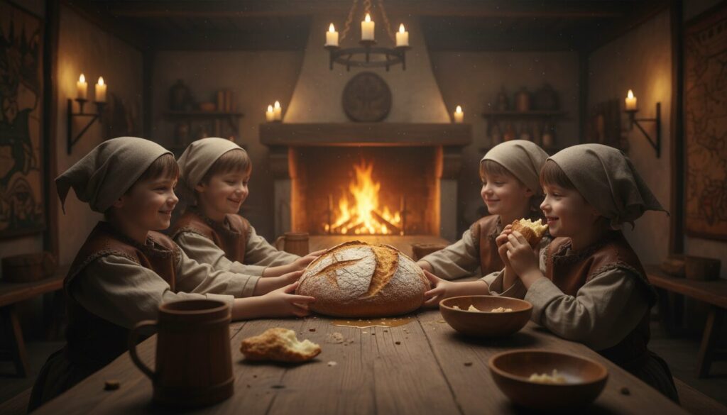 découvrez le festin des héros et leur pain au levain doré, une aventure culinaire où tradition et saveurs authentiques se rencontrent pour régaler vos papilles.