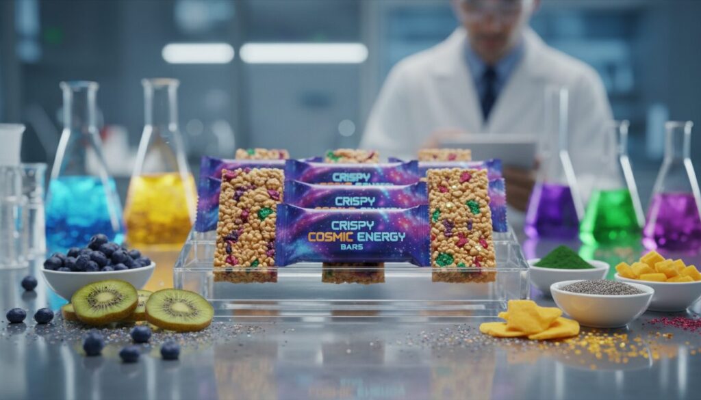 découvrez l'expérience renversante des barres croustillantes cosmiques, un mélange unique de saveurs et de textures qui éveillera vos sens et vous transportera dans un univers gourmand incroyable.